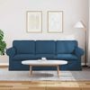 vidaXL Sofa Blau Gesamtabmessungen: 215 x 82 x 80 cm (B x T x H) Samt