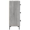vidaXL Sideboard Grau Sonoma 34,5x34x90 cm Holzwerkstoff