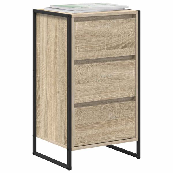 vidaXL Sideboard mit Schubladen Sonoma 42 x 36 x 75,5 cm Holzwerkstoff