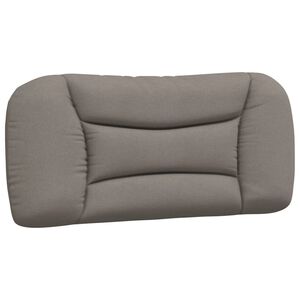 vidaXL Kopfteil-Kissen "Hvar" Taupe 80 cm Stoff