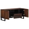 vidaXL TV-Schrank Braun 100x34x46 cm Massivholz Mango