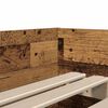 vidaXL Bettrahmen Altholz 90 x 200 cm Massives Kiefernholz
