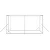 vidaXL Outdoor-Hundezwinger Silbern 4x4x2 m Verzinkter Stahl