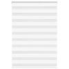 vidaXL Doppelrollo Wei&szlig; 95x150 cm Stoffbreite 90,9 cm Polyester