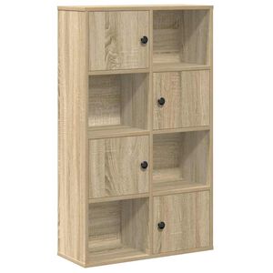 vidaXL B&uuml;cherregal Sonoma-Eiche 60x24x101,5 cm Holzwerkstoff