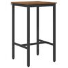 vidaXL Bartisch 52 x 52 x 90 cm Holzwerkstoff Altholz Rechtwinklig