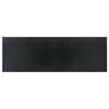 vidaXL Teppich Rechteckig Grau 100x300 cm Bambus