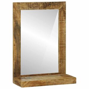vidaXL Badezimmer Spiegel Braun 50 x 22 x 70 cm Massivholz Mango