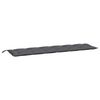 vidaXL Gartenbank-Auflage Anthrazit 200x50x7 cm Oxford-Gewebe