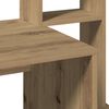vidaXL Schreibtisch mit Regal Artisan-Eiche 100x45x140cm Holzwerkstoff