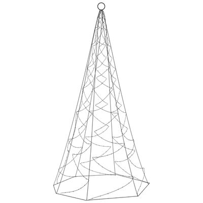 vidaXL LED-Weihnachtsbaum Warmweiß 200 LEDs 180 cm