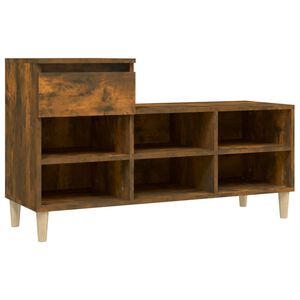 vidaXL Schuhregal R&auml;uchereiche 102x36x60 cm Holzwerkstoff