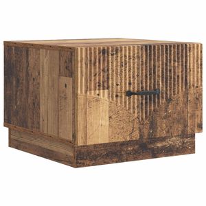 vidaXL Couchtisch mit Schubladen Altholz 49 x 50 x 37 cm Holzwerkstoff