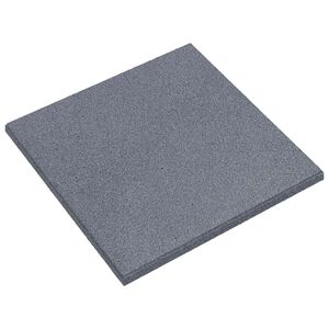 vidaXL Sturzschutzfliesen 12 Stk. Grau 50 x 50 cm Gummi