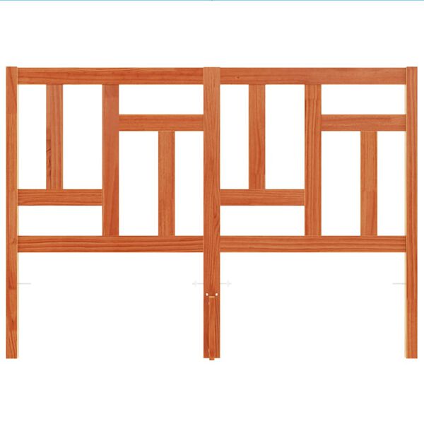 vidaXL Kopfteil Wachsbraun 135 cm Massivholz Kiefer