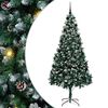 vidaXL K&uuml;nstlicher Weihnachtsbaum mit 300 LEDs mit St&auml;nder Gr&uuml;n 210 cm