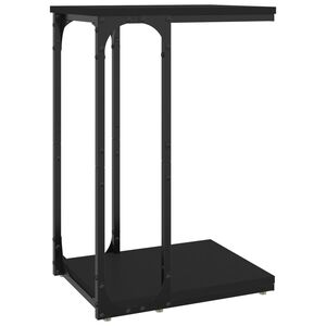 vidaXL Beistelltisch Schwarz 40x30x60 cm Holzwerkstoff
