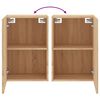 vidaXL TV-Wandschrank Sonoma-Eiche 40,5x30x60 cm Holzwerkstoff