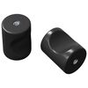 vidaXL Schrankknopf 2 pcs Schwarz 18 x 23 mm Eisen