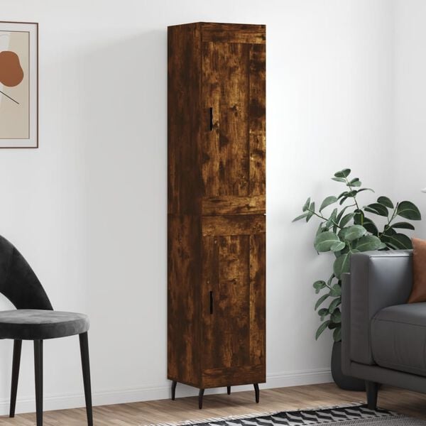 vidaXL Highboard R&auml;uchereiche 34,5x34x180 cm Holzwerkstoff