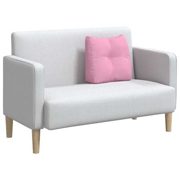 vidaXL R&uuml;cken Kissen Rosa 45 x 24 x 50 cm Stoff