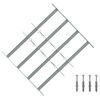 vidaXL Sicherheitsgitter f&uuml;r Fenster mit 4 Querstangen 3 stk.