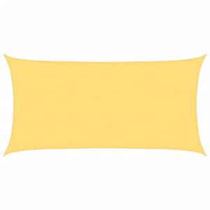 vidaXL Sonnensegel 160 g/m&sup2; Beige 2x3,5 m HDPE