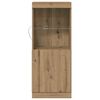vidaXL LED-Sideboard Artisan-Eiche 41 x 37 x 100 cm Holzwerkstoff