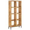 vidaXL B&uuml;cherregal 80x25x175 cm Massivholz Mango