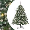 vidaXL K&uuml;nstlicher Weihnachtsbaum mit 150 LEDs mit St&auml;nder Gr&uuml;n 150 cm