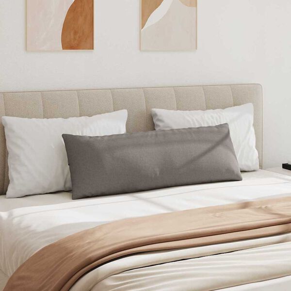 vidaXL Sofakissen 2 pcs Taupe 120 x 40 cm Stoff
