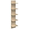 vidaXL Wandregal Sonoma-Eiche 22 x 15 x 100 cm Holzwerkstoff