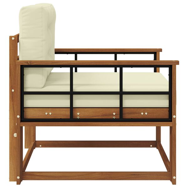 vidaXL Outdoor Mittelsofa Massivholz Akazie Natur