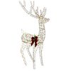 vidaXL 3D Weihnachtsrentier LOVIISA 560 LEDs Warmes Wei&szlig;