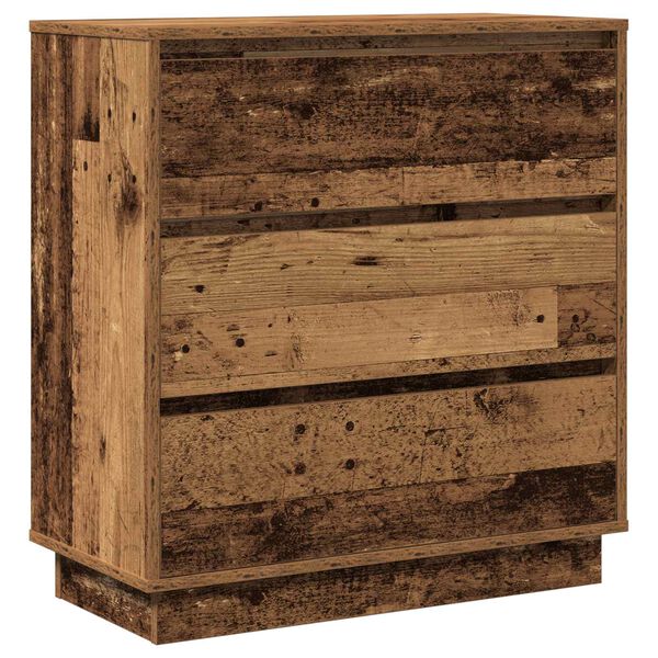 vidaXL Nachttisch Altholz 71 x 34,5 x 75 cm Holzwerkstoff