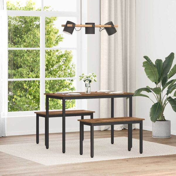 vidaXL Bank Altholz 80 x 35 x 45 cm Holzwerkstoff