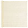 vidaXL Balkon Sichtschutz Creme 120x600 cm HDPE