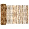 vidaXL Gartenzaun Kohlenstoff 500 x 80 cm Schilf