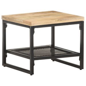 vidaXL Beistelltisch 40x40x35 cm Massivholz Mango