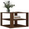 vidaXL Couchtisch Braun Eichen-Optik 58x58x40 cm Holzwerkstoff