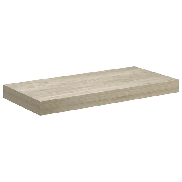 vidaXL Schwebendes Wandregal Eichefarben 50x23x3,8 cm MDF
