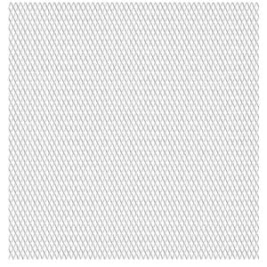vidaXL Gittermatte Streckmetall Edelstahl 50&times;50 cm 20&times;10&times;2 mm