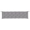 vidaXL Gartenbank-Auflagen 2 Stk. Grau 200x50x7 cm Oxford-Gewebe