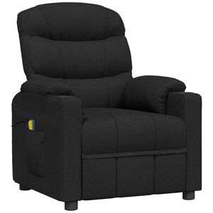 vidaXL Massagesessel Schwarz Stoff