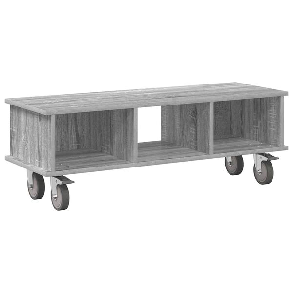vidaXL TV-St&auml;nder Graues Sonoma 100 x 35 x 35 cm Holzwerkstoff