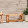 vidaXL Bank Outdoor Braun 119 x 47 x 35 cm Massives Kiefernholz