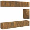 vidaXL 7-tlg. TV-Schrank-Set R&auml;uchereiche Holzwerkstoff
