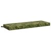 vidaXL Bankkissen SOEST 100 % Polyester Blattdesign 110 x 40 x 8 cm