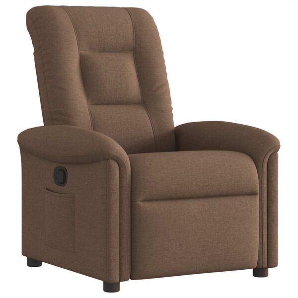 vidaXL Relaxsessel Braun Stoff