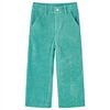 vidaXL Kinderhose Cord Minzgr&uuml;n 104